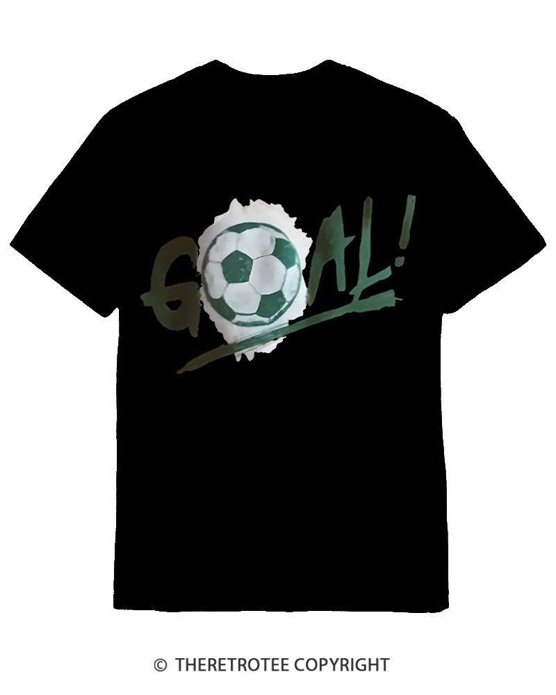 TheRetroTee Soccer Ball Goal1994 Cotton T-Shirt