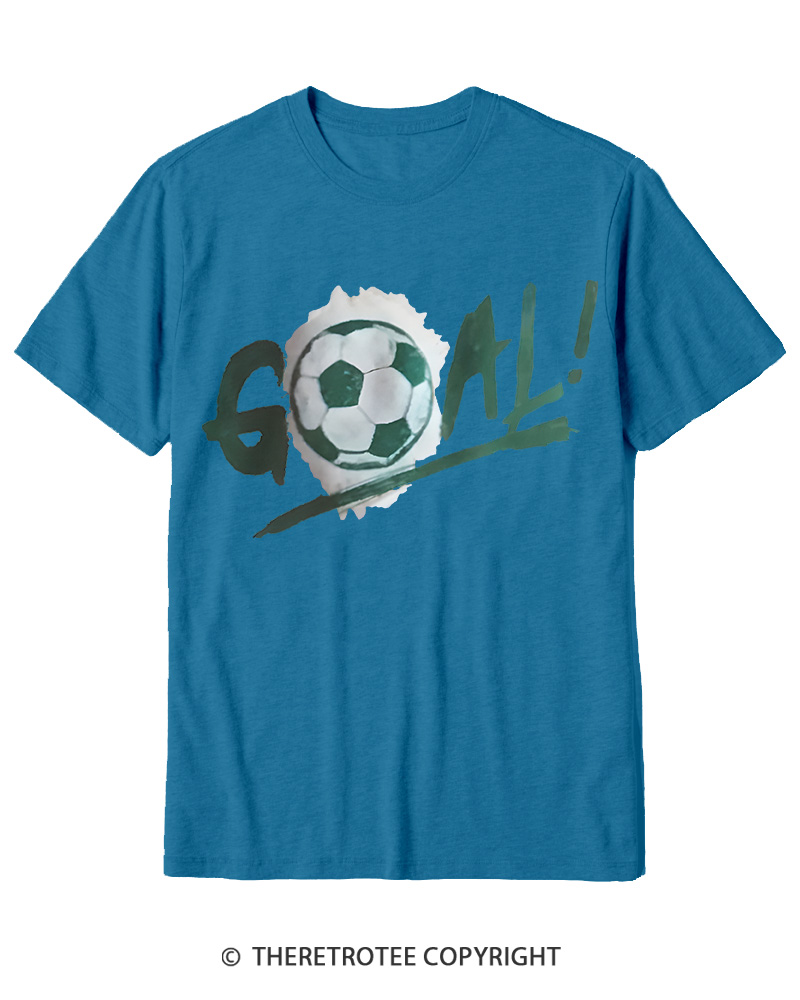 TheRetroTee Soccer Ball Goal1994 Cotton T-Shirt