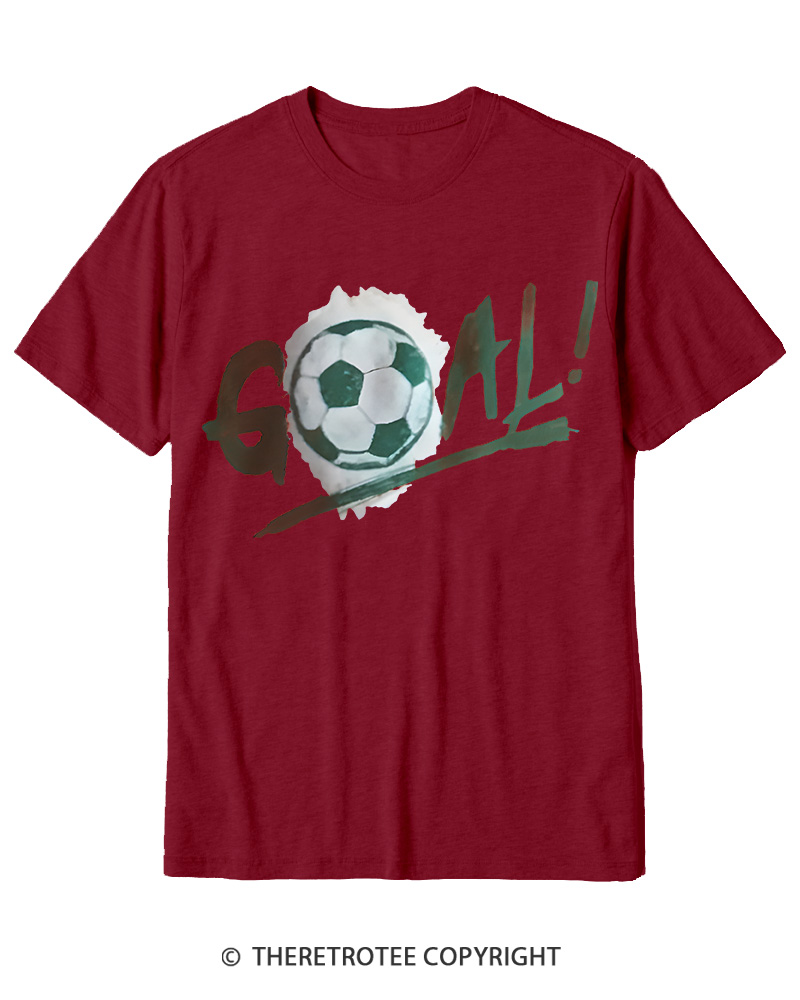 TheRetroTee Soccer Ball Goal1994 Cotton T-Shirt