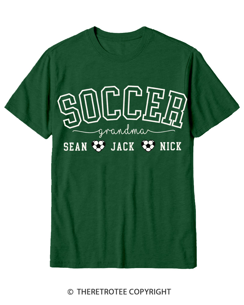 TheRetroTee Soccer Grandma Cotton T-Shirt