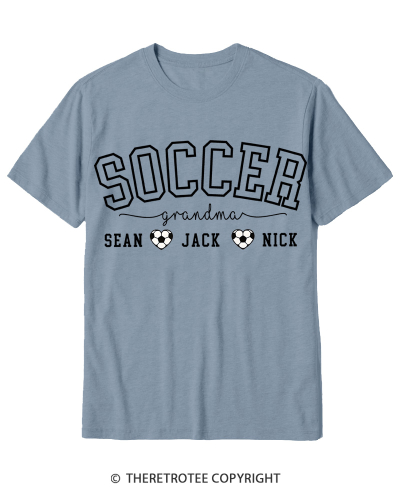 TheRetroTee Soccer Grandma Cotton T-Shirt
