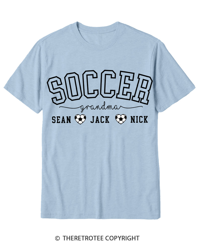 TheRetroTee Soccer Grandma Cotton T-Shirt