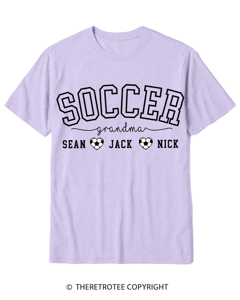 TheRetroTee Soccer Grandma Cotton T-Shirt