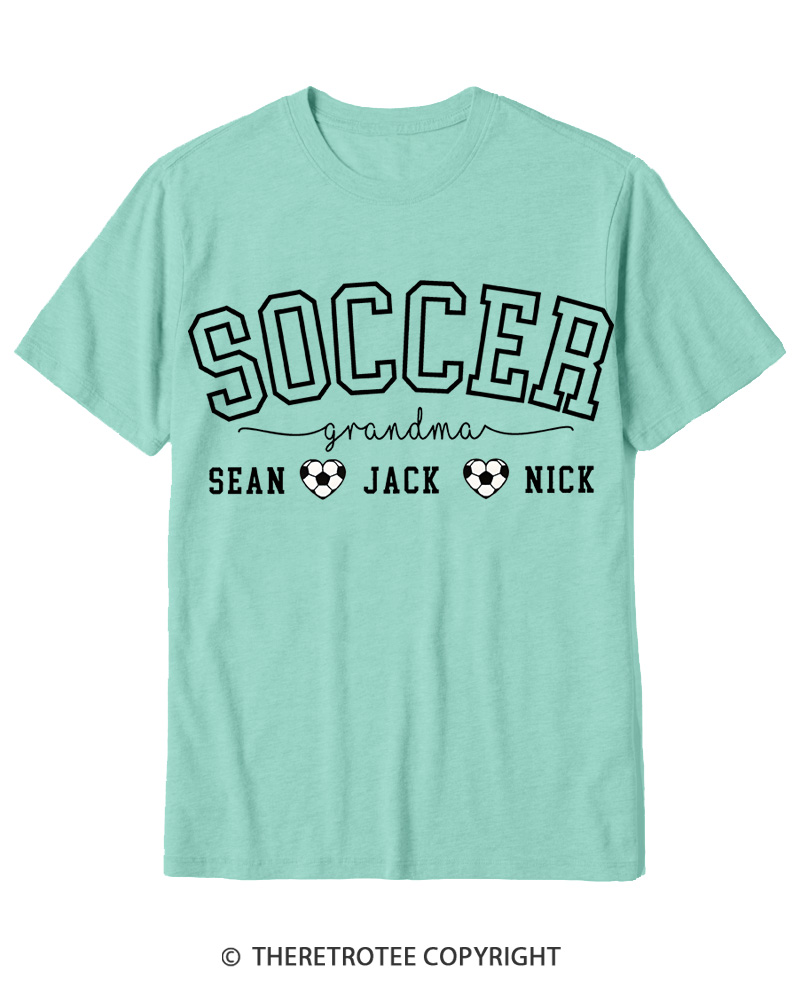 TheRetroTee Soccer Grandma Cotton T-Shirt