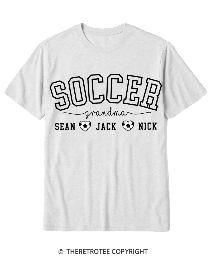 TheRetroTee Soccer Grandma Cotton T-Shirt