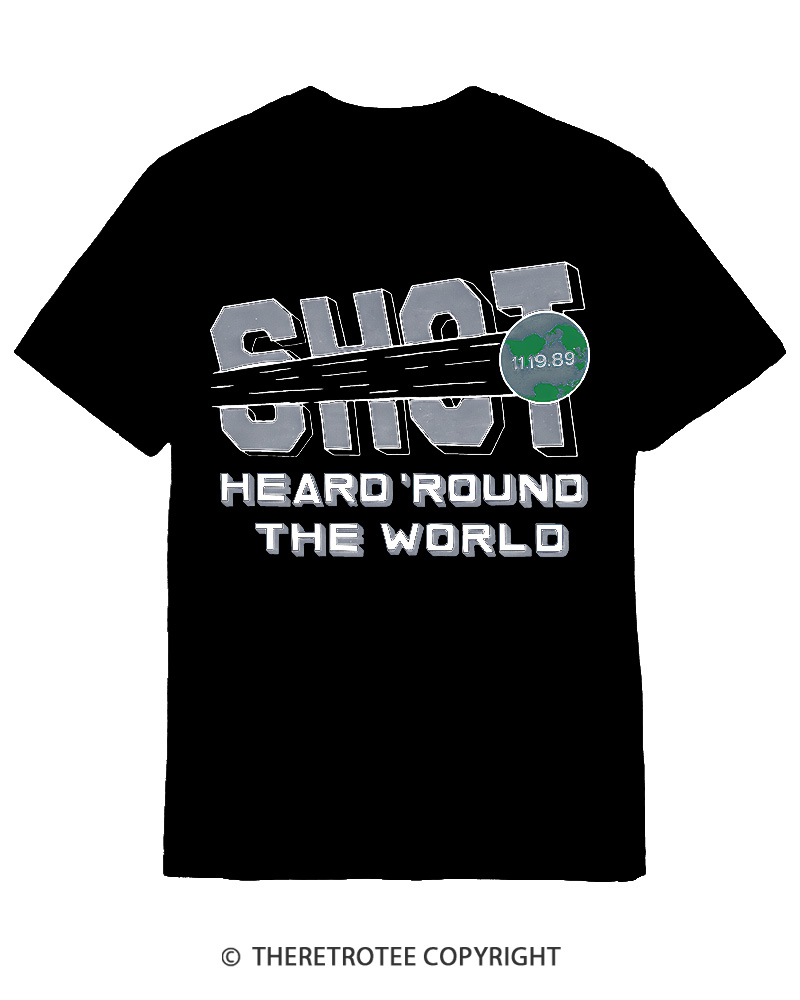 TheRetroTee US Soccer Shot Heard 'Round 1989 Cotton T-Shirt