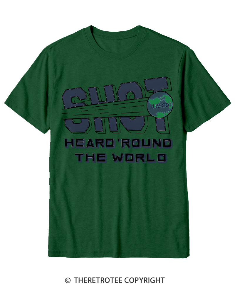 TheRetroTee US Soccer Shot Heard 'Round 1989 Cotton T-Shirt