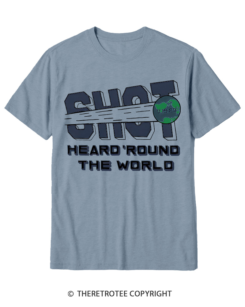 TheRetroTee US Soccer Shot Heard 'Round 1989 Cotton T-Shirt