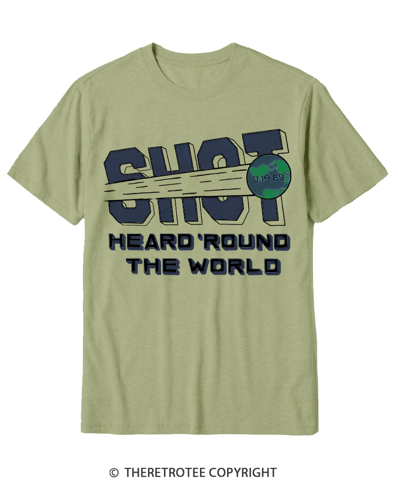TheRetroTee US Soccer Shot Heard 'Round 1989 Cotton T-Shirt