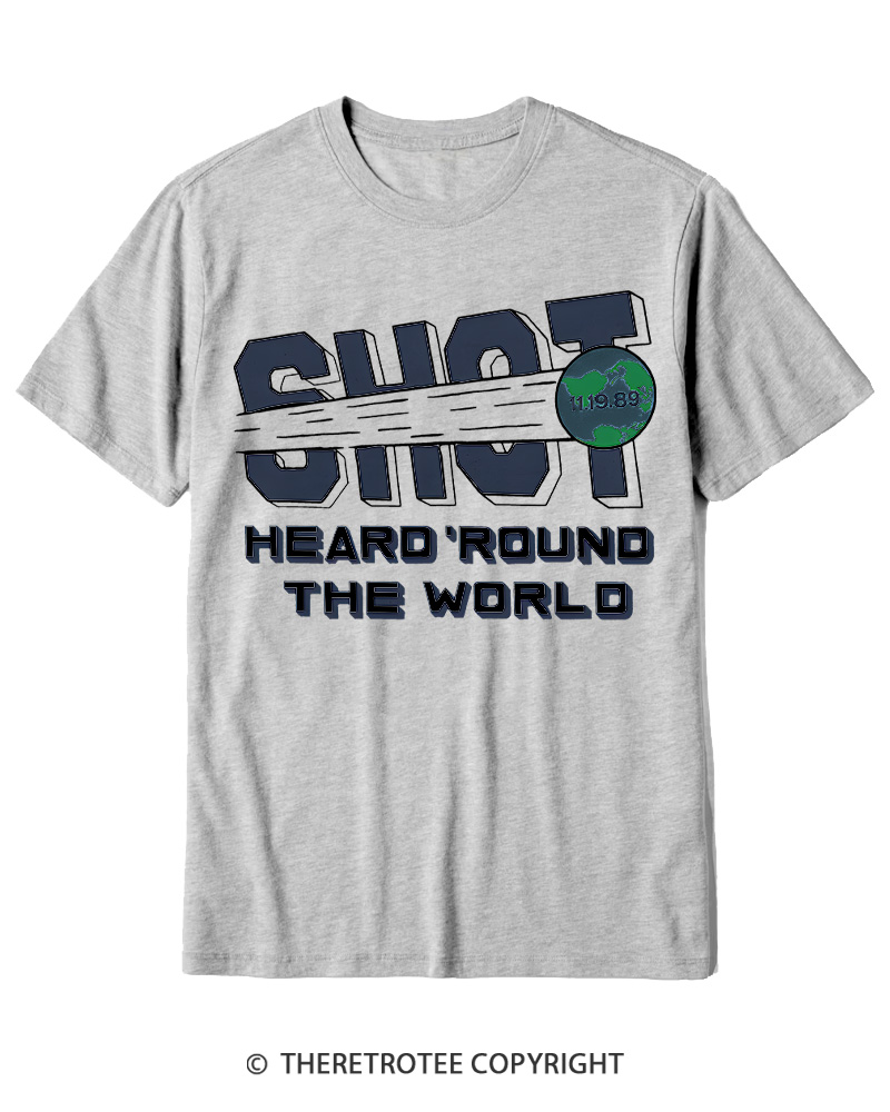 TheRetroTee US Soccer Shot Heard 'Round 1989 Cotton T-Shirt