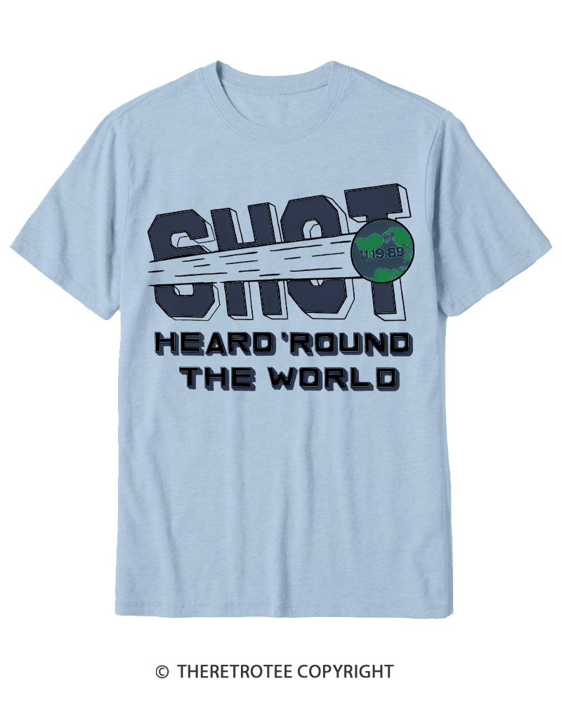 TheRetroTee US Soccer Shot Heard 'Round 1989 Cotton T-Shirt
