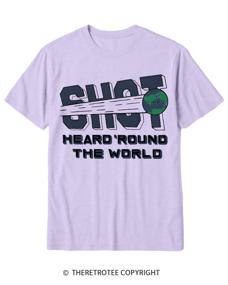 TheRetroTee US Soccer Shot Heard 'Round 1989 Cotton T-Shirt