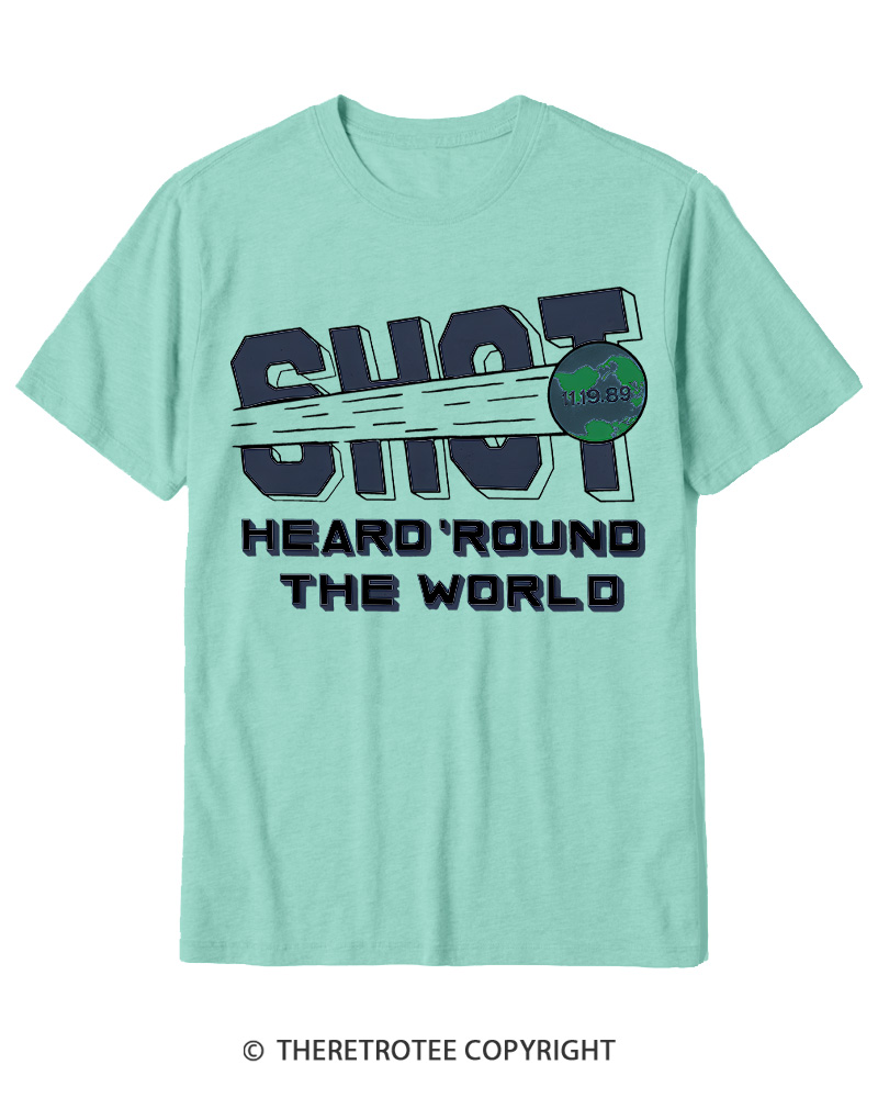 TheRetroTee US Soccer Shot Heard 'Round 1989 Cotton T-Shirt