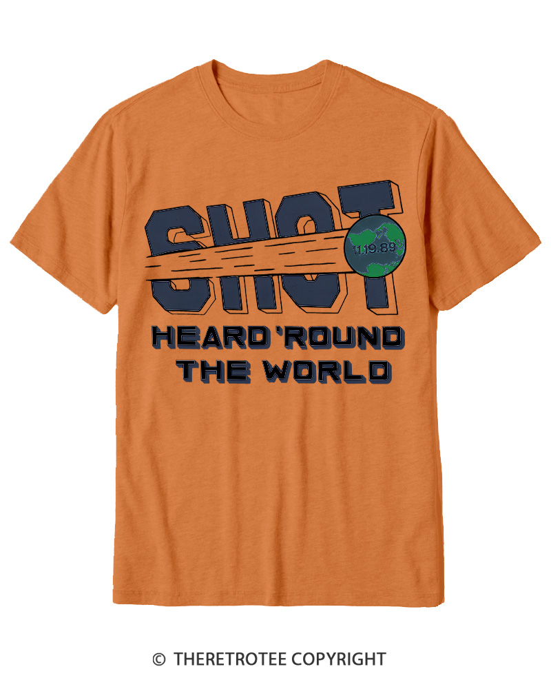 TheRetroTee US Soccer Shot Heard 'Round 1989 Cotton T-Shirt