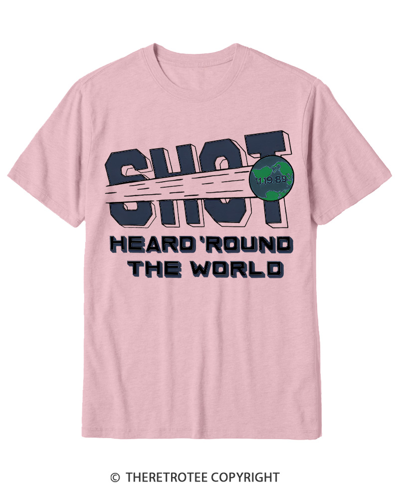 TheRetroTee US Soccer Shot Heard 'Round 1989 Cotton T-Shirt