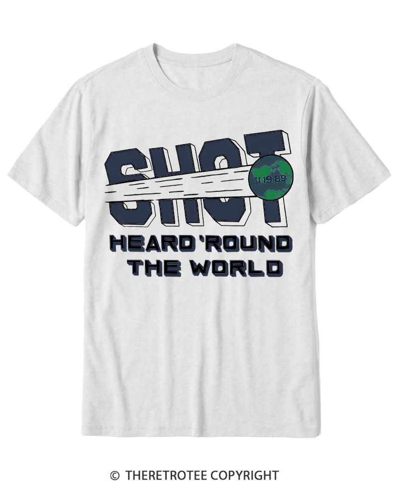 TheRetroTee US Soccer Shot Heard 'Round 1989 Cotton T-Shirt