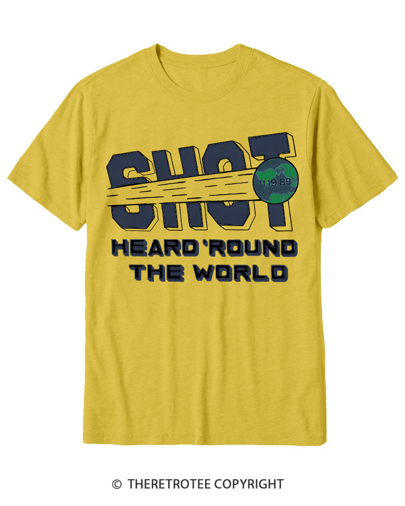 TheRetroTee US Soccer Shot Heard 'Round 1989 Cotton T-Shirt
