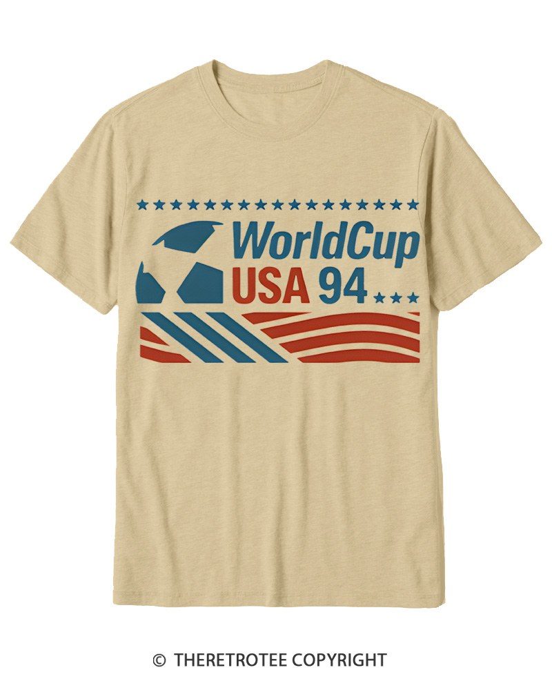 TheRetroTee 80's United States Fan 1994 Cotton T-Shirt