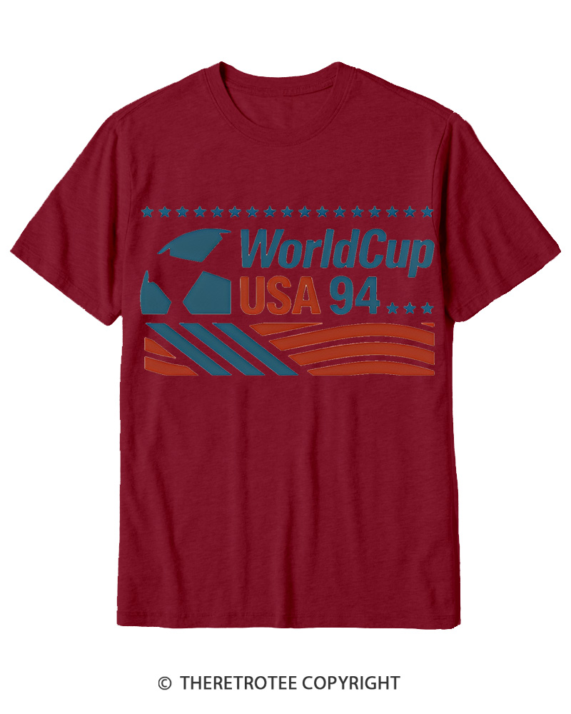 TheRetroTee 80's United States Fan 1994 Cotton T-Shirt