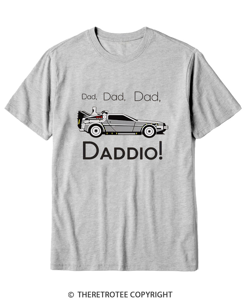 TheRetroTee Dad Daddio 1980s Cotton T-Shirt