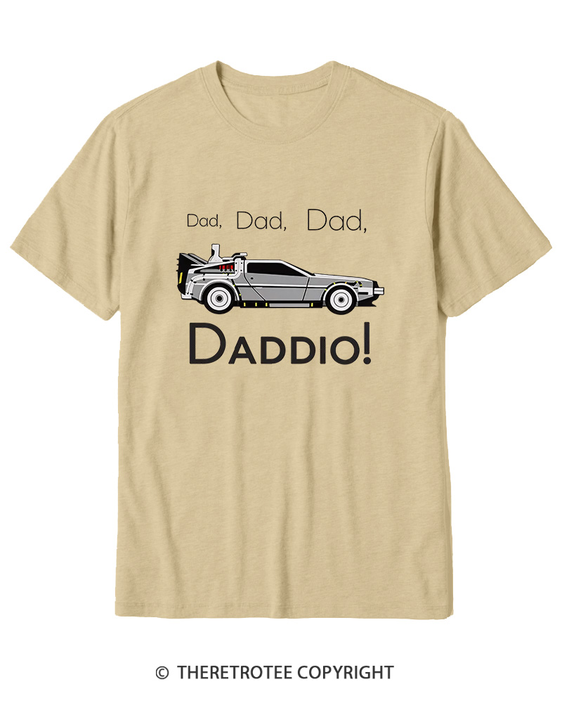 TheRetroTee Dad Daddio 1980s Cotton T-Shirt