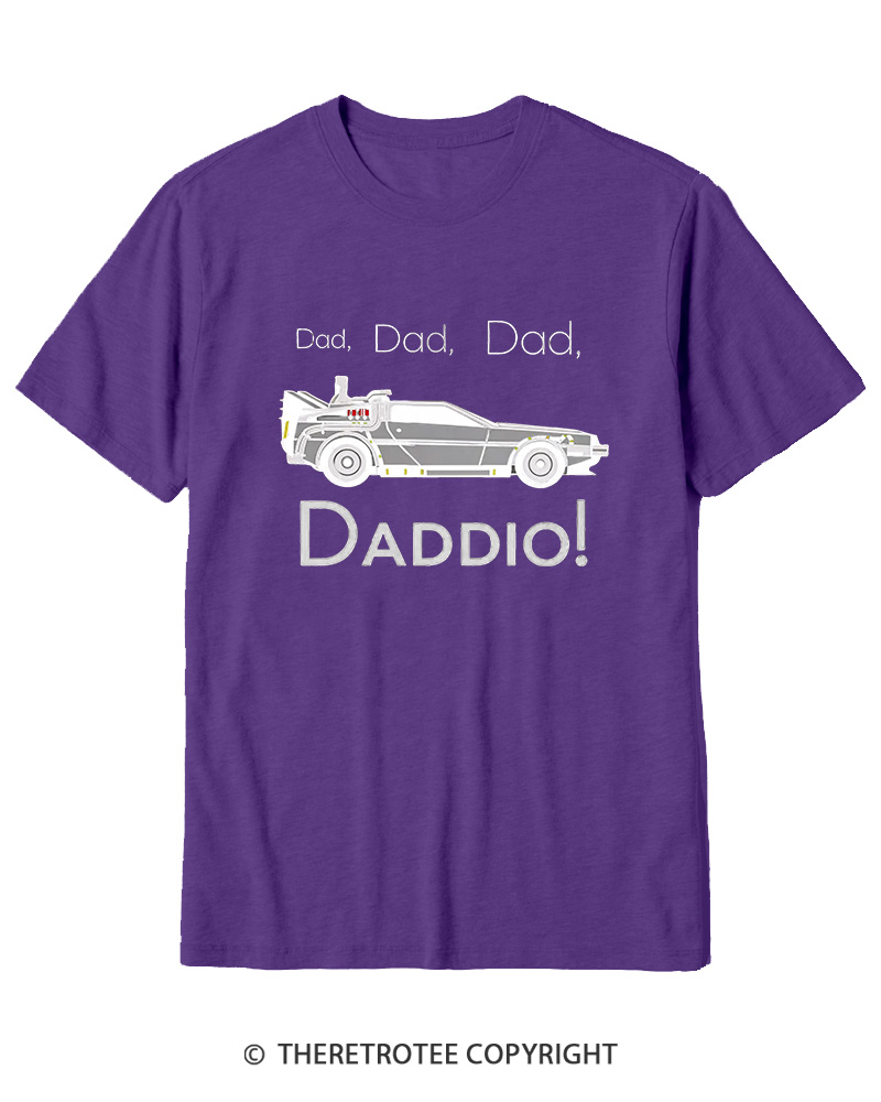 TheRetroTee Dad Daddio 1980s Cotton T-Shirt