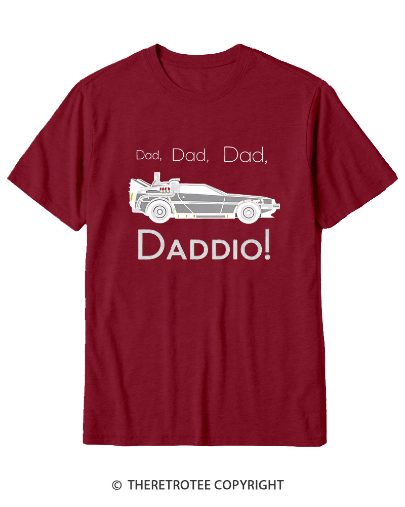 TheRetroTee Dad Daddio 1980s Cotton T-Shirt