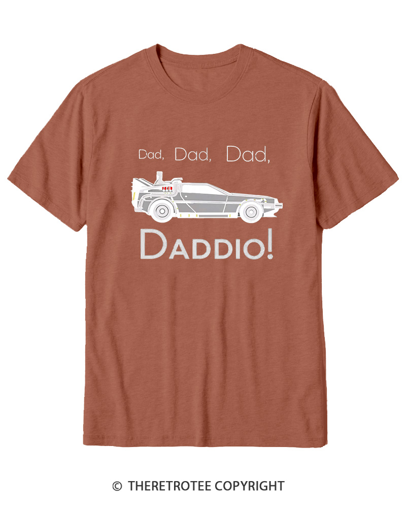 TheRetroTee Dad Daddio 1980s Cotton T-Shirt