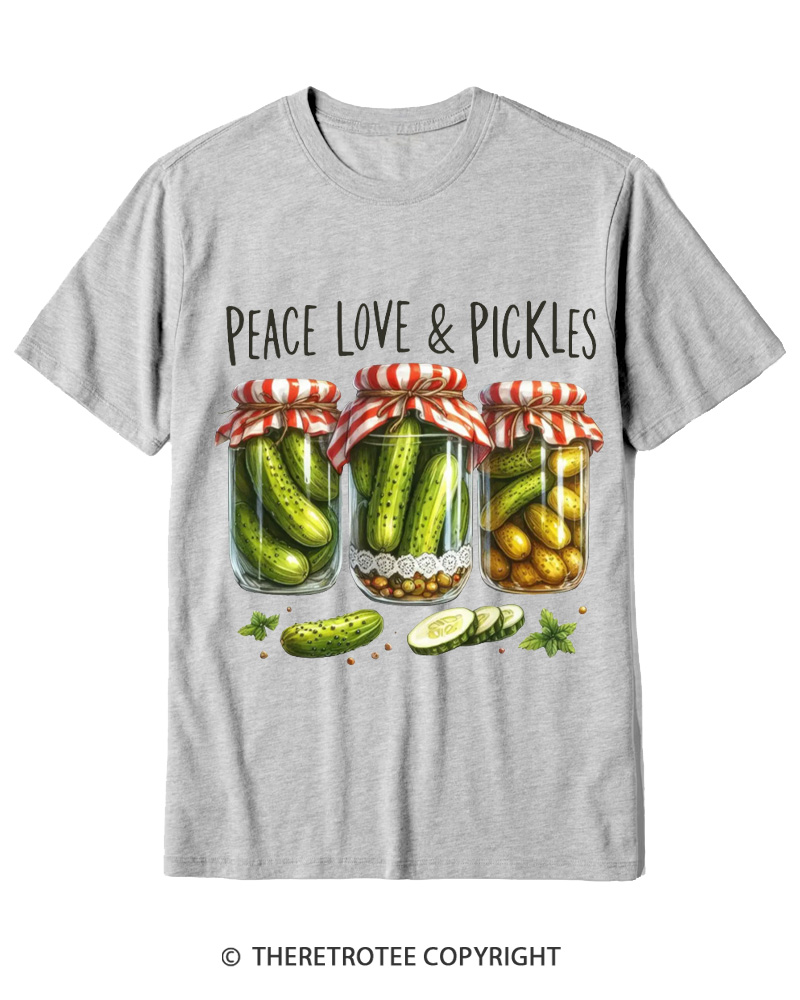 TheRetroTee Dill Pickle 1970s Cotton T-Shirt