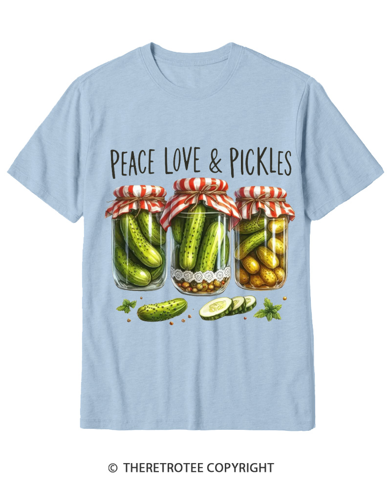 TheRetroTee Dill Pickle 1970s Cotton T-Shirt