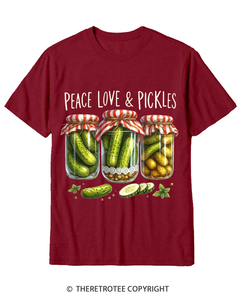 TheRetroTee Dill Pickle 1970s Cotton T-Shirt
