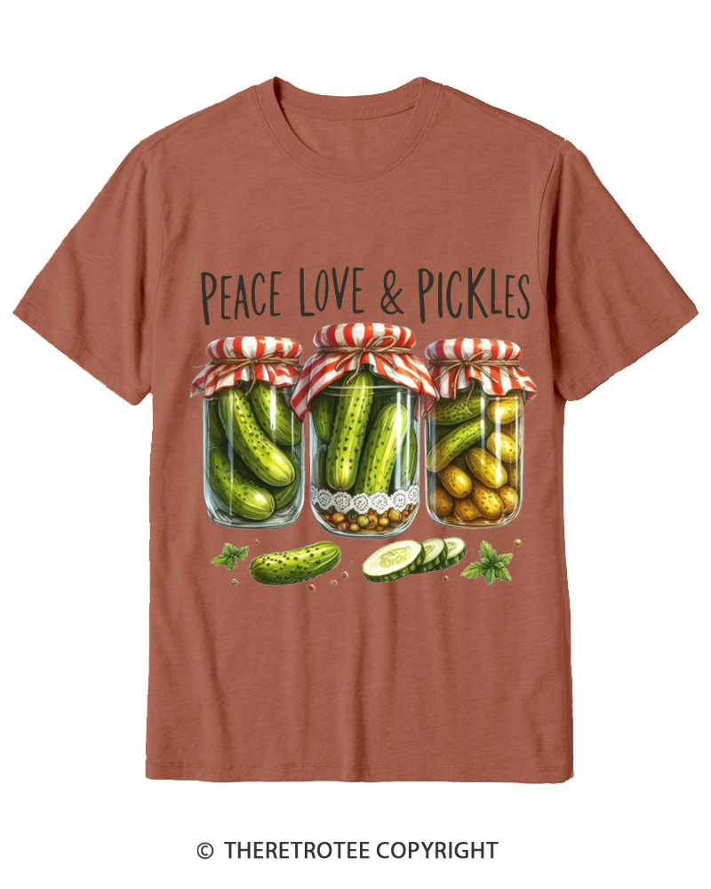 TheRetroTee Dill Pickle 1970s Cotton T-Shirt