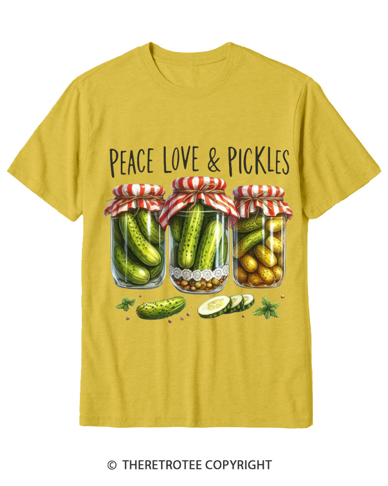 TheRetroTee Dill Pickle 1970s Cotton T-Shirt