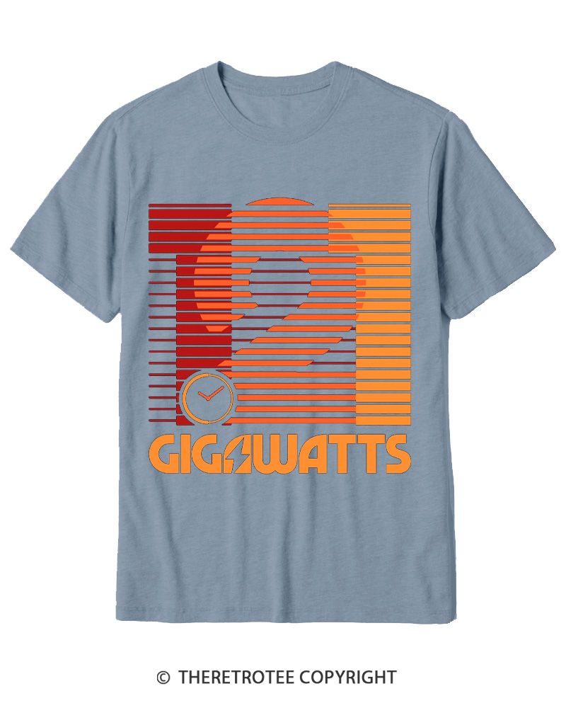 TheRetroTee 1.21 Gigawatts 1980s Cotton T-Shirt