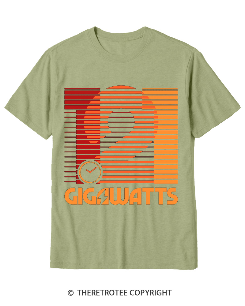 TheRetroTee 1.21 Gigawatts 1980s Cotton T-Shirt