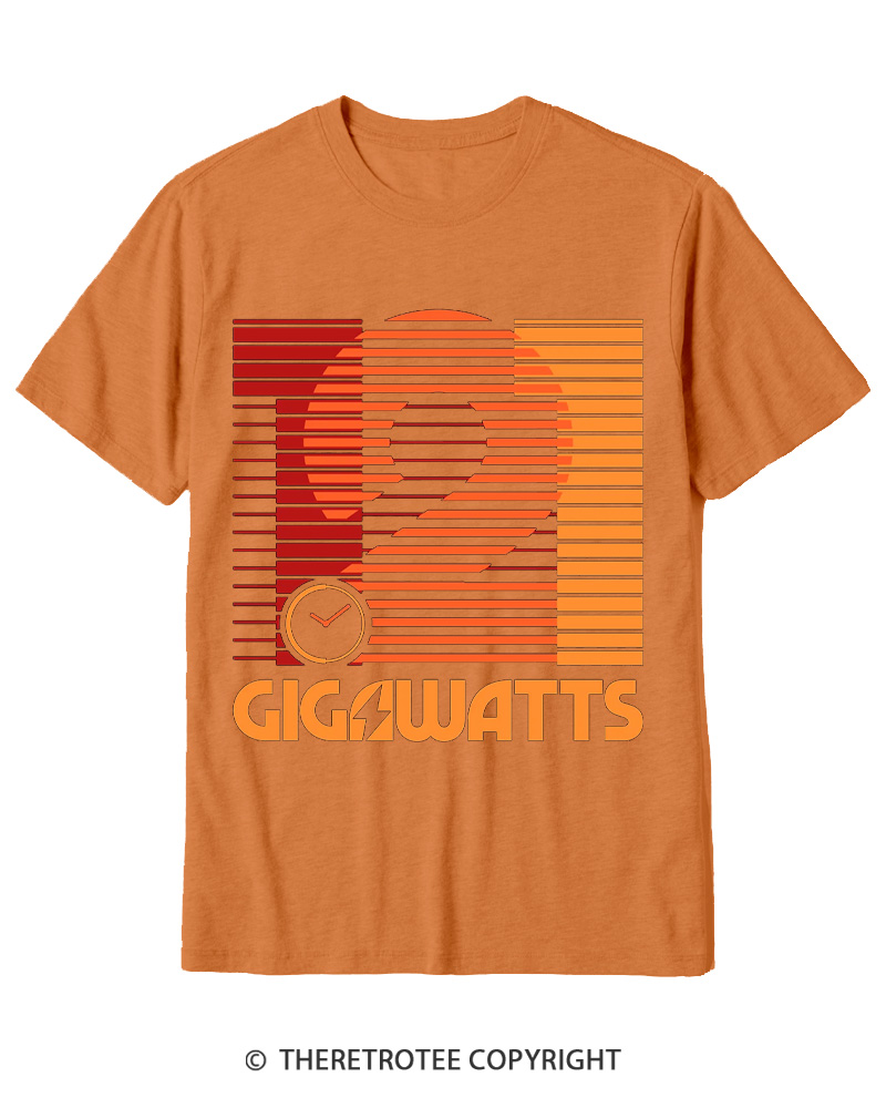 TheRetroTee 1.21 Gigawatts 1980s Cotton T-Shirt