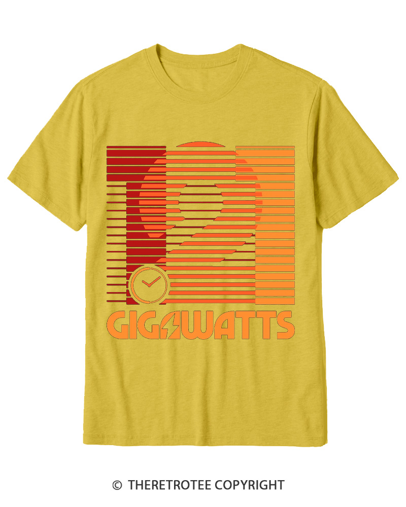 TheRetroTee 1.21 Gigawatts 1980s Cotton T-Shirt