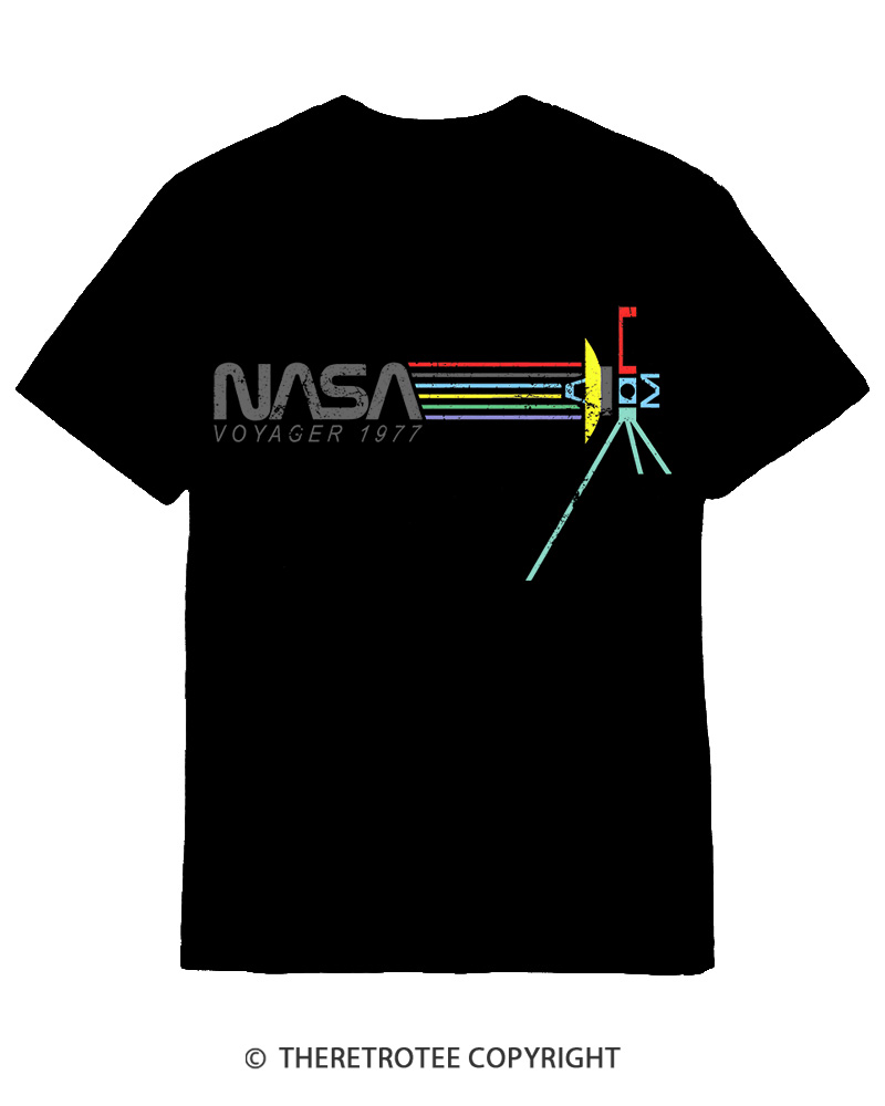 TheRetroTee Voyager '77 Cotton T-Shirt