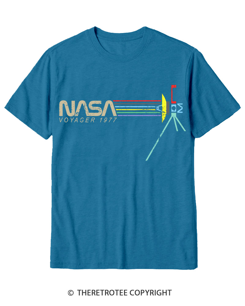 TheRetroTee Voyager '77 Cotton T-Shirt