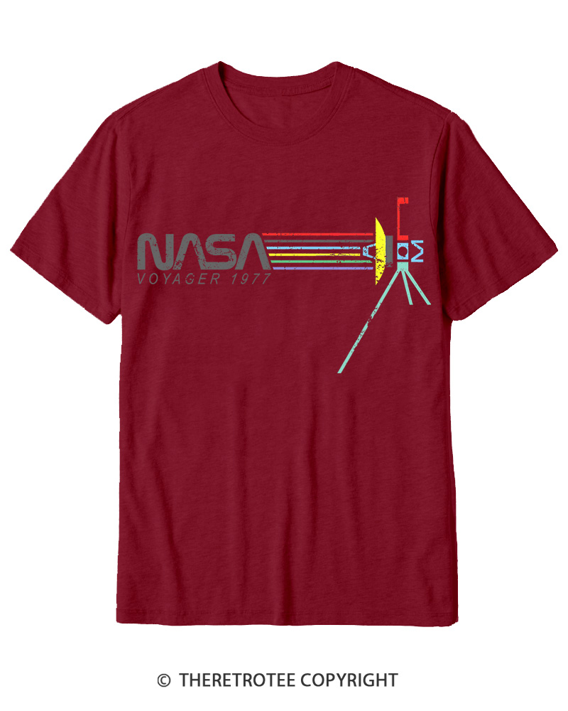 TheRetroTee Voyager '77 Cotton T-Shirt