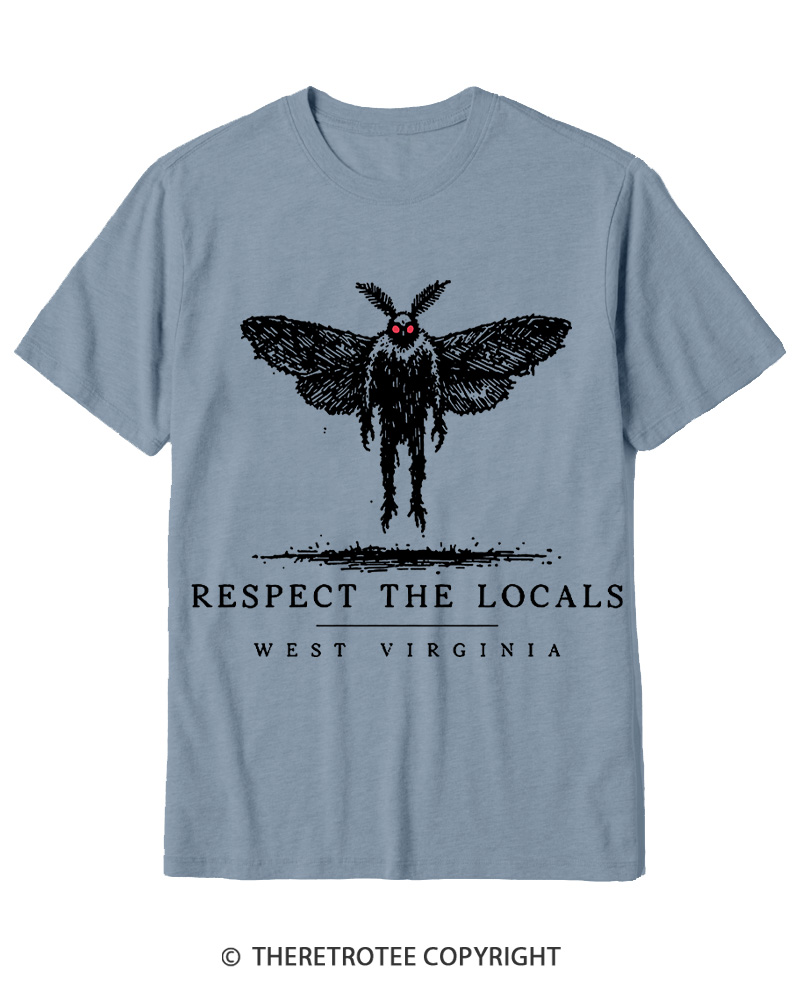 TheRetroTee West Virginia Mothman Cryptid Cotton T-Shirt
