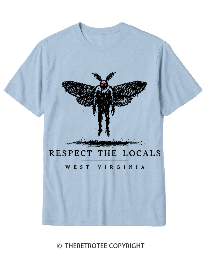 TheRetroTee West Virginia Mothman Cryptid Cotton T-Shirt