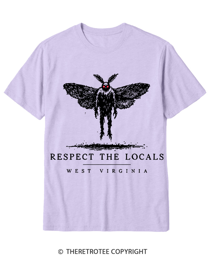 TheRetroTee West Virginia Mothman Cryptid Cotton T-Shirt