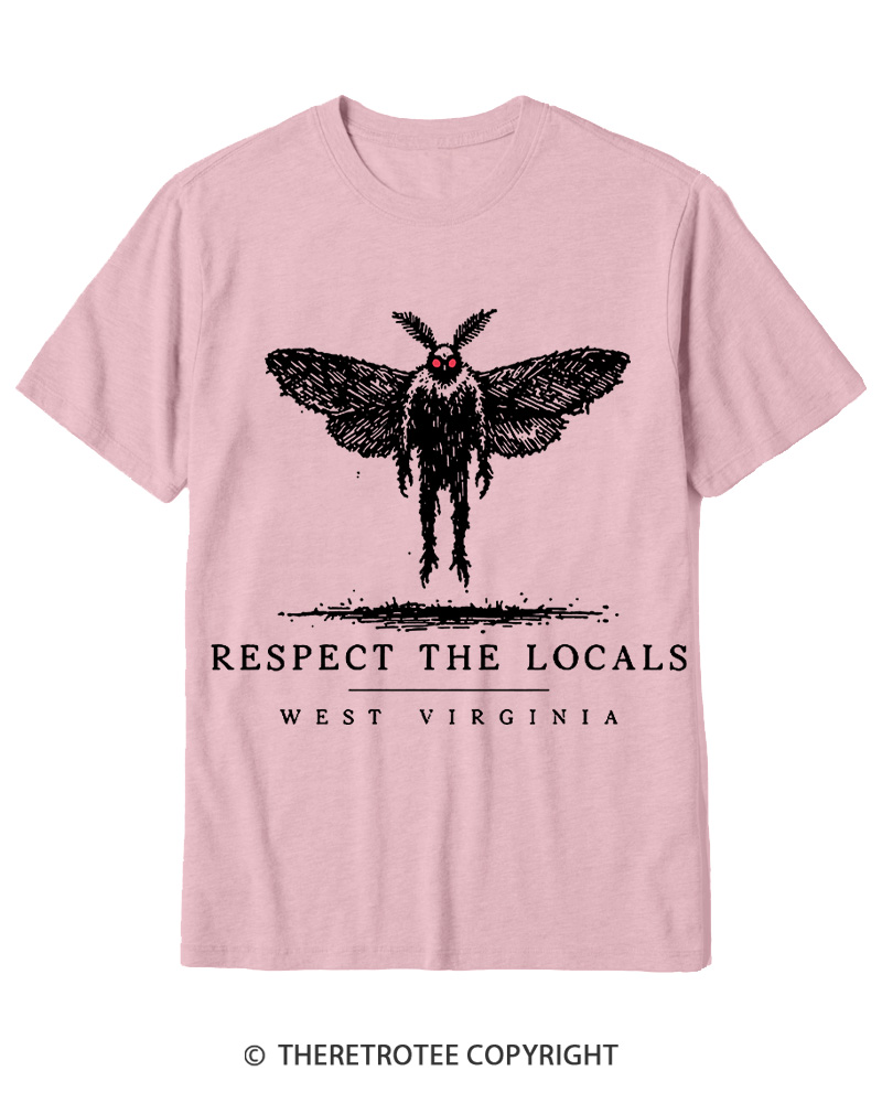 TheRetroTee West Virginia Mothman Cryptid Cotton T-Shirt