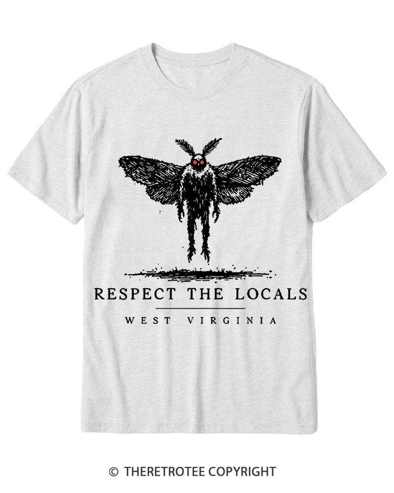 TheRetroTee West Virginia Mothman Cryptid Cotton T-Shirt