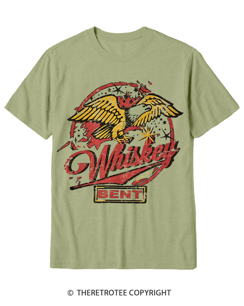 TheRetroTee Whiskey Bent 1970s Cotton T-Shirt