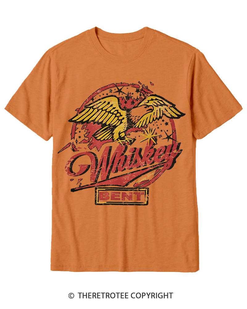 TheRetroTee Whiskey Bent 1970s Cotton T-Shirt
