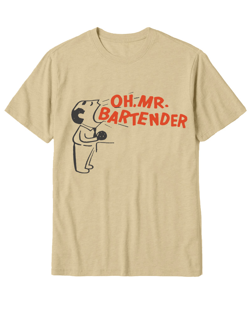 TheRetroTee Drinking Aesthetic 1960s Cotton T-Shirt
