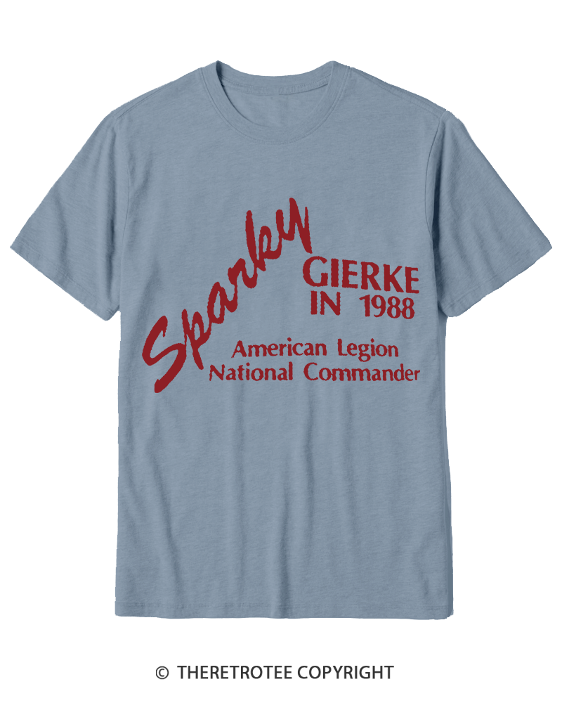 TheRetroTee 80s Sparky Gierke IN 88' Cotton T-Shirt