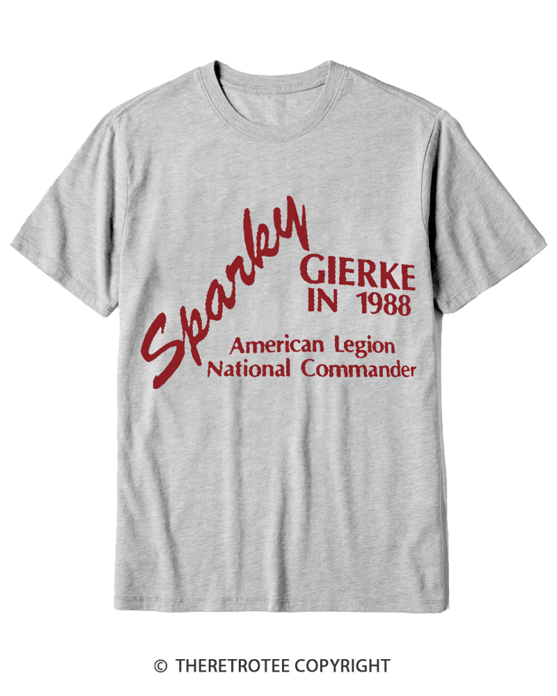 TheRetroTee 80s Sparky Gierke IN 88' Cotton T-Shirt